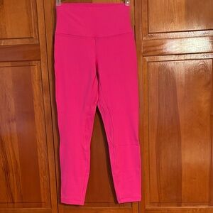 Lululemon align high rise pant 25” in sonic pink